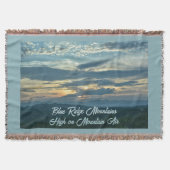 ハイオンマウンテンエアブルーリッジサンセット スローブランケット (正面)