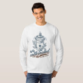 ハイカフェイン 社会的孤立 コーヒーマニア Tシャツ (正面フル)