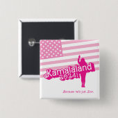 「ハイカマラ」 – 四角ボタン（タグラインA） 缶バッジ (正面&裏面)