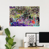 ハイカラー自転車 ポスター (ホームオフィス)