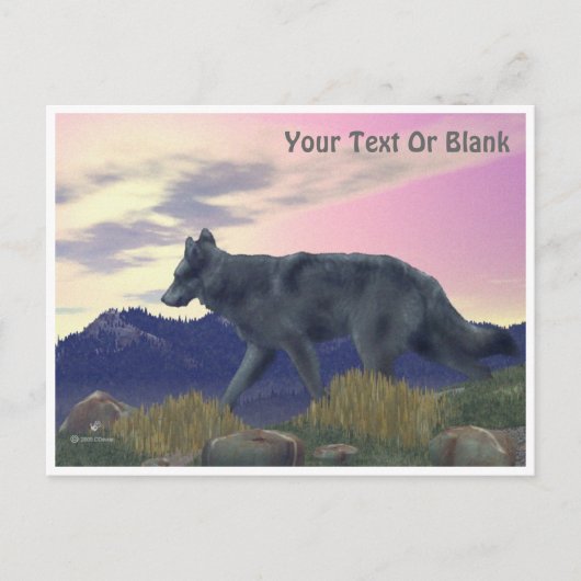 ハイカントリーウルフ ポストカード (正面)