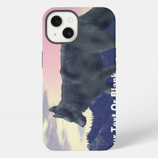 ハイカントリーウルフ iPhoneケース (裏面)