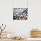 ハイカントリーライドファインアートプリント ポスター (キッチン)