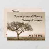 ハイカントリー招待状はがき(ファミリー懇親会) インビテーションポストカード (正面/裏面)