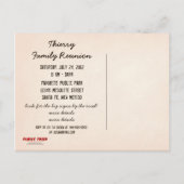 ハイカントリー招待状はがき(ファミリー懇親会) インビテーションポストカード (裏面)