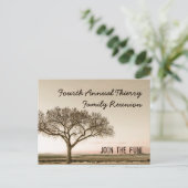 ハイカントリー招待状はがき(ファミリー懇親会) インビテーションポストカード (スタンド正面)