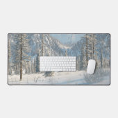 ハイカントリー（冬） デスクマット (キーボード&マウス)