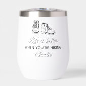 ハイカーおもしろいギフト、ハイキング引用文 パーソナライズされた (正面)