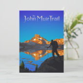 ハイカーとバナーのピーク- John Muir Trail -ロゴ シーズンカード (スタンド正面)