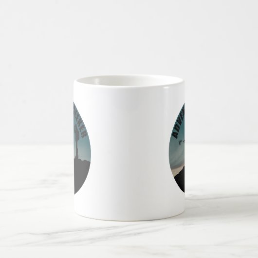 ハイカーのための屋外ハイキングのシーカー コーヒーマグカップ (中央)