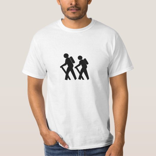 ハイカーのジャーナルティー03 Tシャツ (正面)