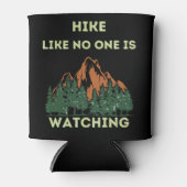 ハイカーの姿勢を見ている人がいないようなハイキング 缶クーラー (正面)