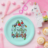 ハイカーの引用文をハイキングおもしろいする紙プラ ペーパープレート (パーティー)