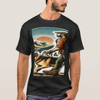 ハイカーの自然探索 残り半マイル ハイキング仲間 Tシャツ