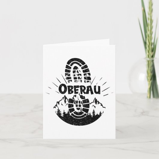 ハイカーオベラウチロルオーストリアバケーション カード (正面)