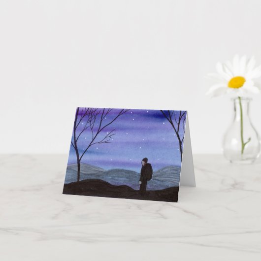 ハイカーカード カード (小さな植物)