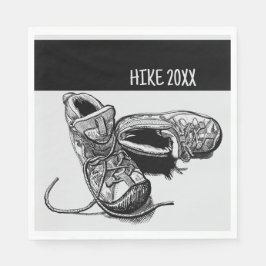 ハイカーキャパーソナライズされたンピングピクニック スタンダードランチョンナプキン