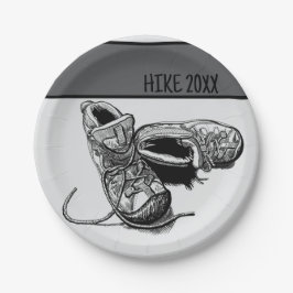 ハイカーキャパーソナライズされたンピングピクニック ペーパープレート