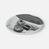 ハイカーキャパーソナライズされたンピングピクニック ペーパープレート (アングル)