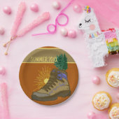 ハイカーキャパーソナライズされたンピングピクニック ペーパープレート (パーティー)