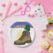 ハイカーキャパーソナライズされたンピングピクニック ペーパープレート (パーティー)