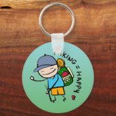 ハイカーキーチェーン キーホルダー (正面)