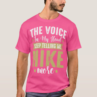 ハイカーギフト怒りキャンプ自然マウンテンハイキング Tシャツ