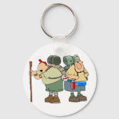 ハイカーズおもしろいアウトドアアドベンチャーキャンピングユーモア キーホルダー (正面)