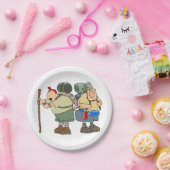 ハイカーズおもしろいアウトドアアドベンチャーキャンピングユーモア ペーパープレート (パーティー)