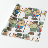 ハイカーズおもしろいアウトドアアドベンチャーキャンピングユーモア ラッピングペーパー (アンロールド)