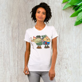 ハイカーズおもしろいアウトドアアドベンチャーキャンピングユーモア Tシャツ