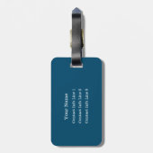 ハイカーズヘブンコロラドリバーサウスウエスト名前バッグ ラゲッジタグ (裏面縦)