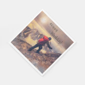 ハイカーハッピーバースデー スタンダードランチョンナプキン (角)