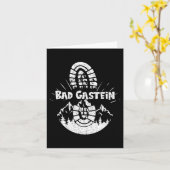 ハイカーバートガステインシーマーバーガーランドオーストリアバカット カード (黄色い花)