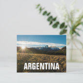 ハイカーフィッツロイ山脈,パタゴニア ポストカード (スタンド正面)