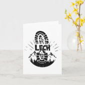 ハイカーリーチヴォラーベルグオーストリアバケーション カード (黄色い花)