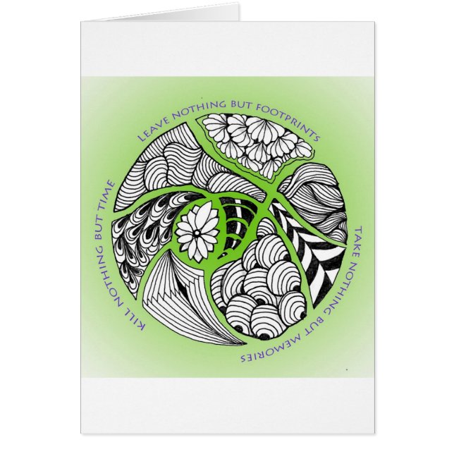 ハイカー及び登山者のための環境の信念 (正面)