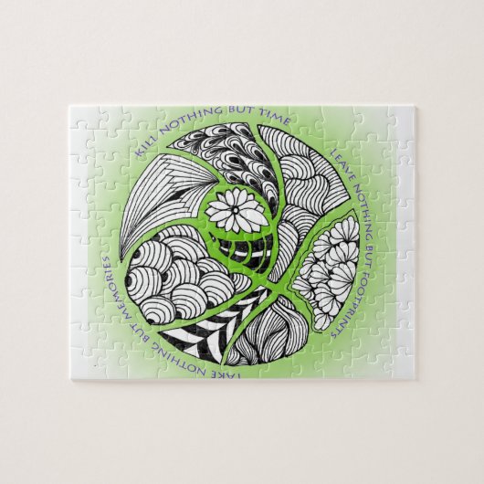 ハイカー及び登山者のための環境の信念 ジグソーパズル (横)