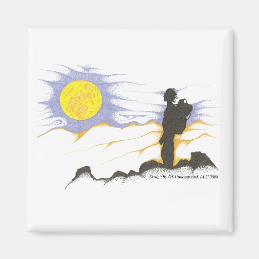 ハイカー磁石 マグネット (正面)