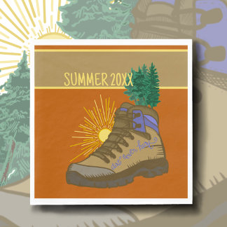 ハイカー カスタマイズ キャンピング ピクニック スタンダードランチョンナプキン