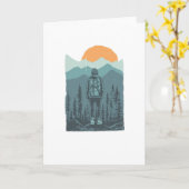 ハイカー カード (黄色い花)