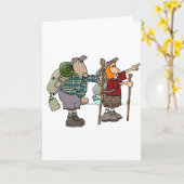 ハイカー カード (黄色い花)