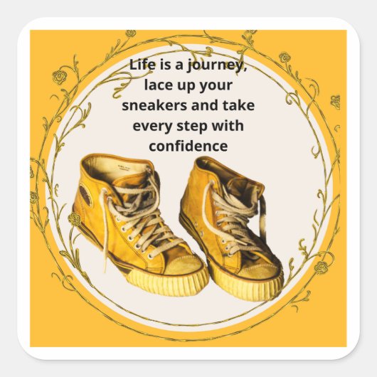 ハイカー・スニーカー スクエアシール (正面)