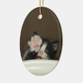 「ハイキッテン」オーナメント セラミックオーナメント (左)