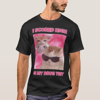 ハイキャットミーム Tシャツ