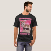 ハイキャットミーム Tシャツ (正面フル)