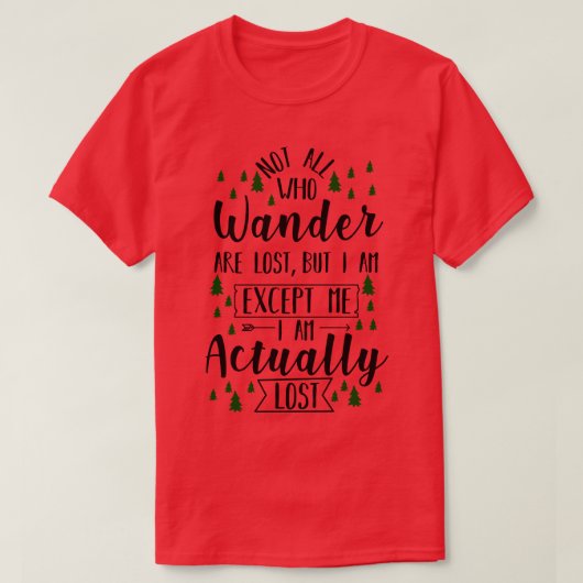 ハイキングおもしろいことわざ3 Tシャツ (デザイン正面)