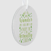 ハイキングおもしろいことわざ オーナメント (正面)