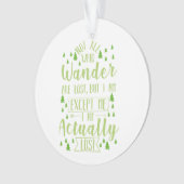 ハイキングおもしろいことわざ オーナメント (正面)