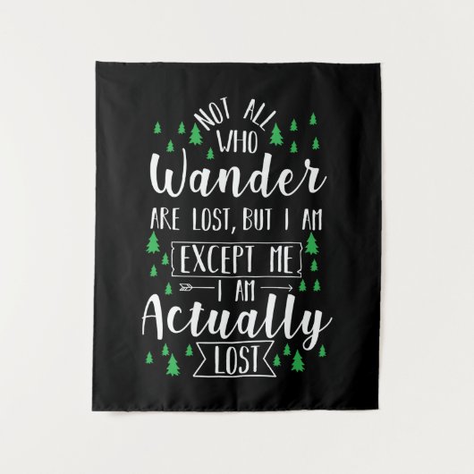 ハイキングおもしろいことわざ タペストリー (正面)